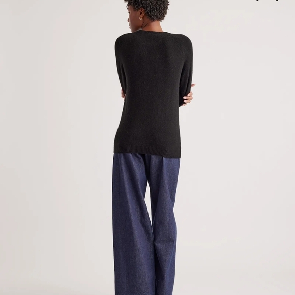 Quince Black 100% Yak Wool Crewneck Sweater - Picture 11 of 16